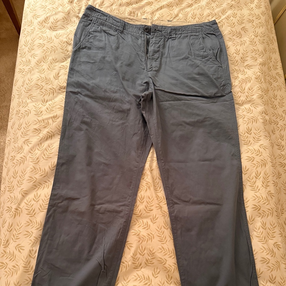Slate Blue J. Crew Summer Weight Chino